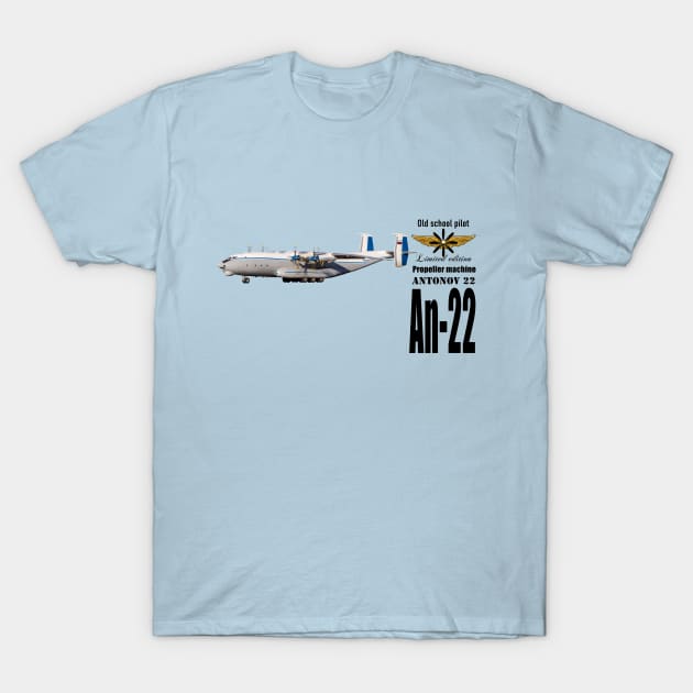 Antonov 22 T-Shirt by sibosssr